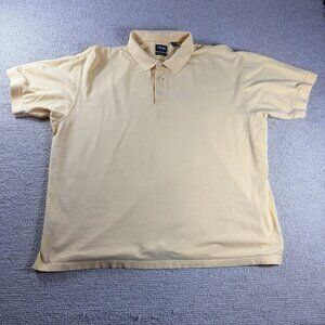 Vintage Ping Mercerized Cotton Golf Polo Shirt Yellow Men's Size XXL